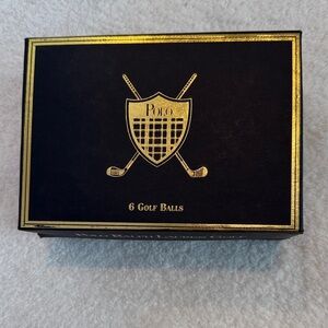 POLO Ralph Lauren logo golf balls set of 6 - vintage